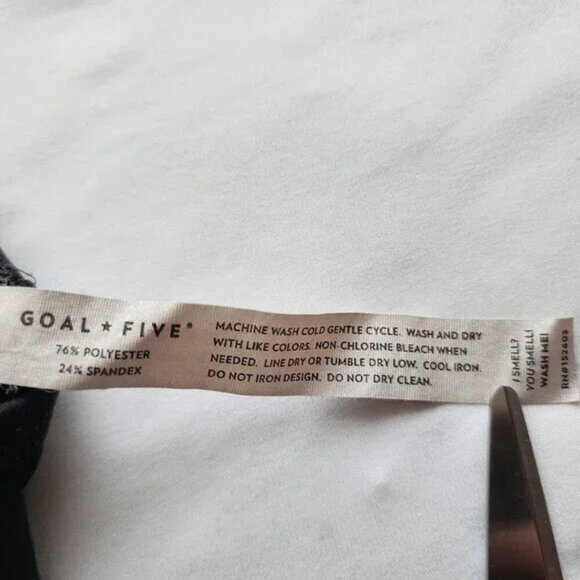 Goal Five Bra '99er Sports Bra SZ L BLACK Medium Support High-stretch Mesh - Picture 4 of 5